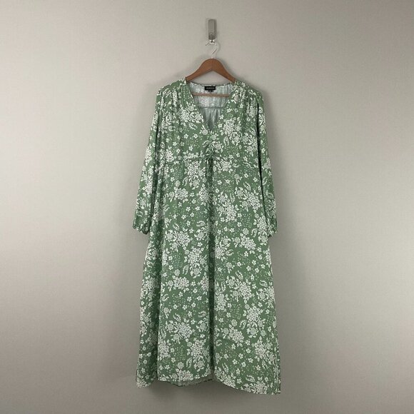 Summersalt The Cinched Waist Caftan Dress Vintage Floral Size Small - Picture 1 of 7